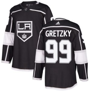 Herren Los Angeles Kings Eishockey Trikot Wayne Gretzky #99 Authentic Schwarz Heim